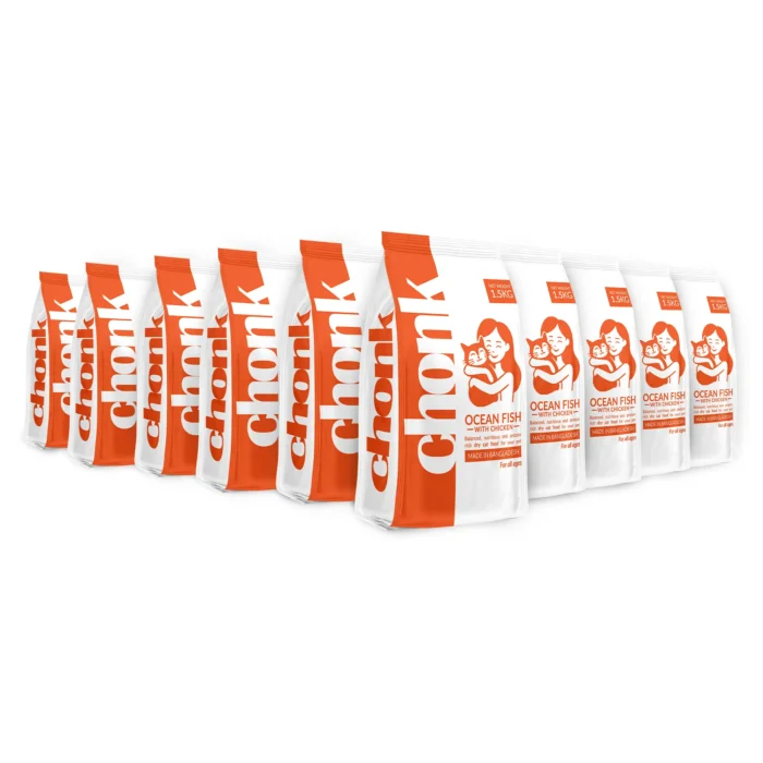 Chonk All Ages Cat Food (Ocean Fish with Chicken) 15 KG GigaChonk